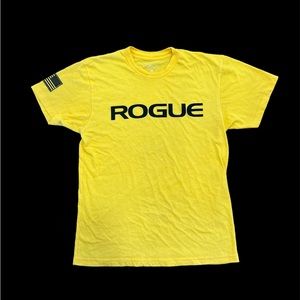 Rogue Fitness Basic Tee Shirt GOLD Size: Medium